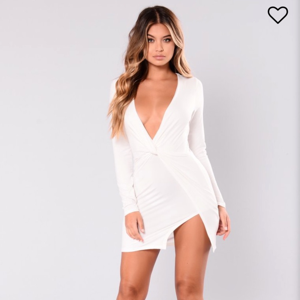 Long sleeve mini dress